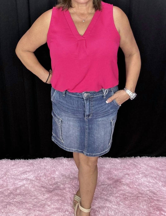 Risen - Another Day In Paradise Denim Skirt