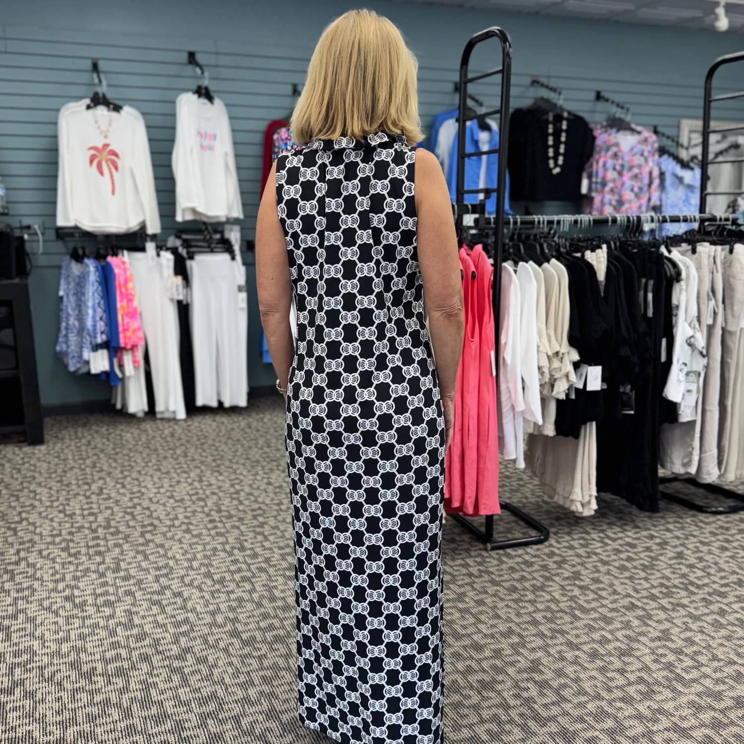 Lulu-B - Ruffle Sleeveless Maxi Dress - Plus