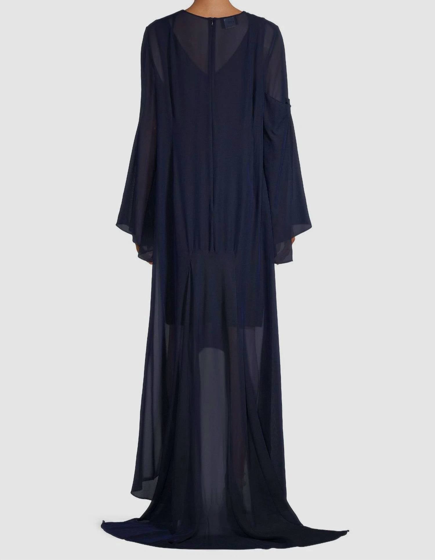 Akris Punto - Sheer Long Sleeve Dress With Liner