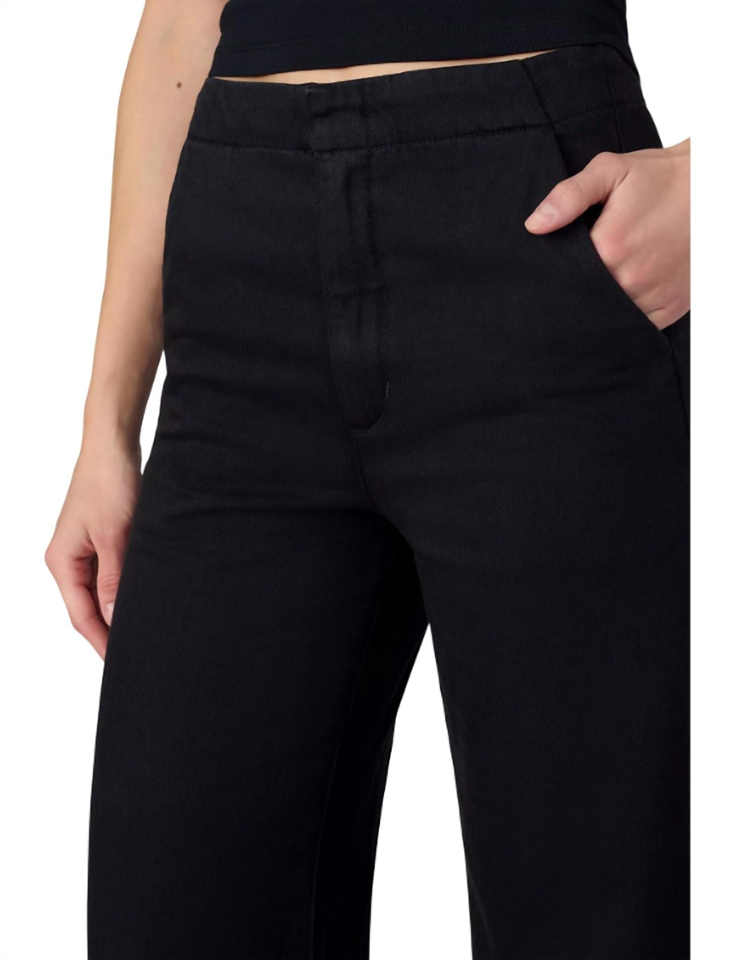 Joe's Jeans Clean Denim Trouser in black - women's jeans - view 4