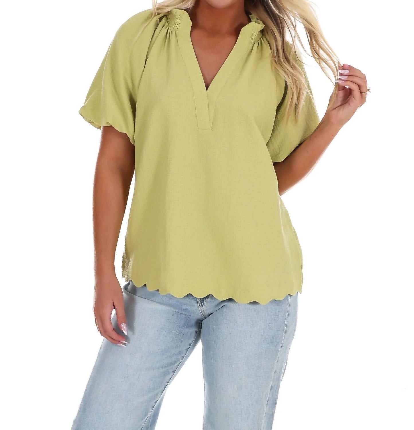 Umgee - Women's Easy Daydream Textured Top