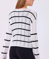 French Kyss - Crochet Long Sleeve Top