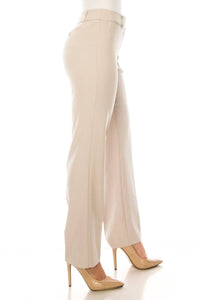 Zac & Rachel - Women's Straight Leg Zip Up Pants