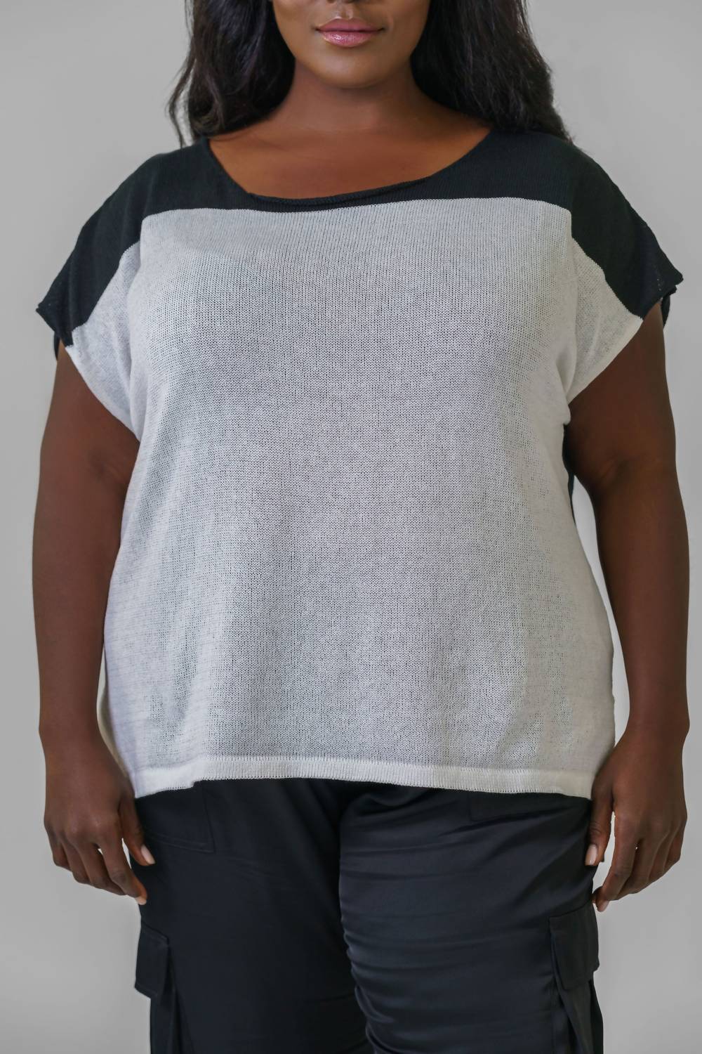 Mat Fashion - Knitwear Tee - Plus Size
