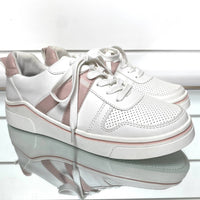 Mia Shoes - Women's Alta Faux Leather Sneakers