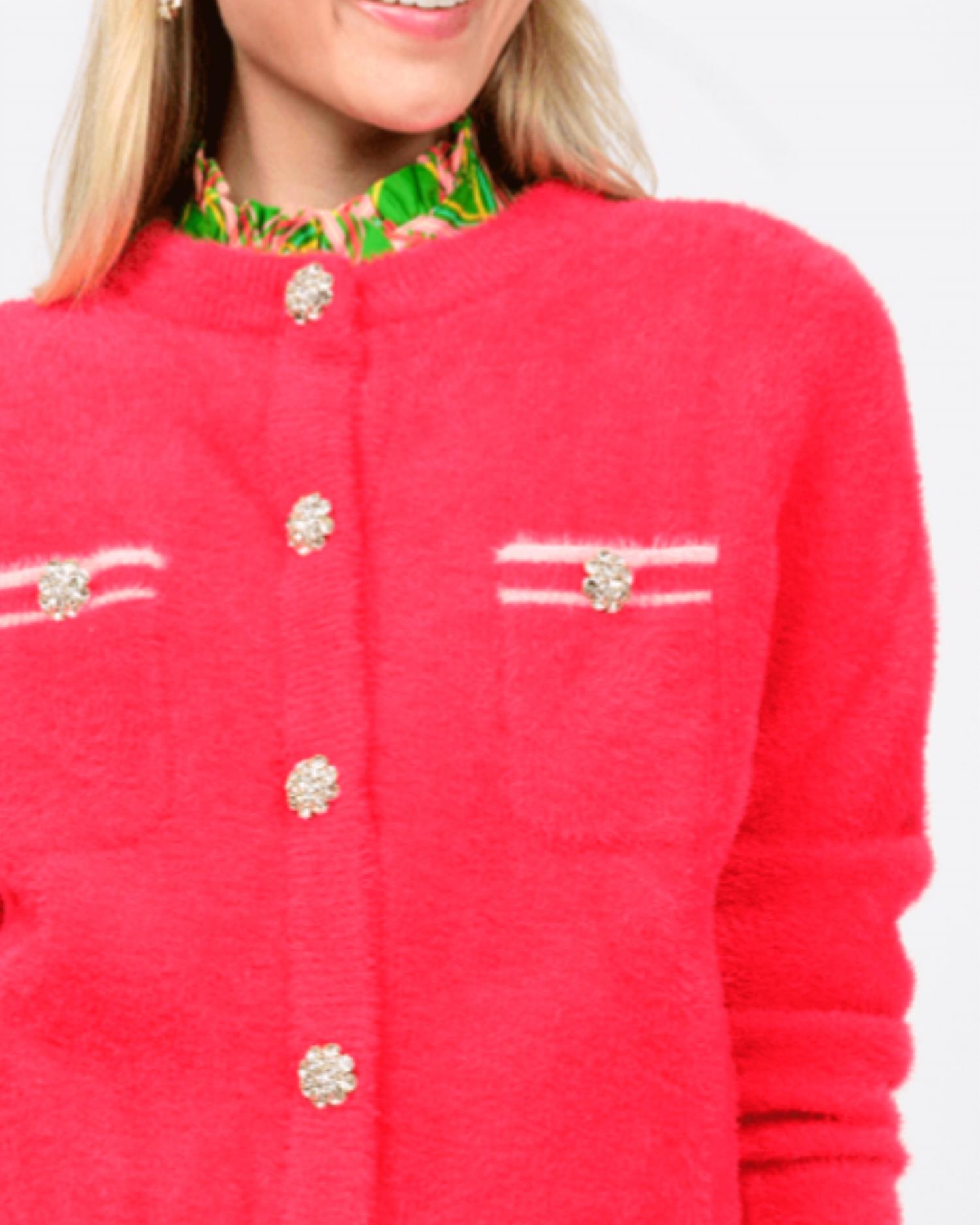 Ivy Jane - Chanel Fluffy Texture Cardigan