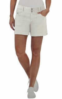 Dakota Blue - Women's Mid Rise Flat Front Shorts