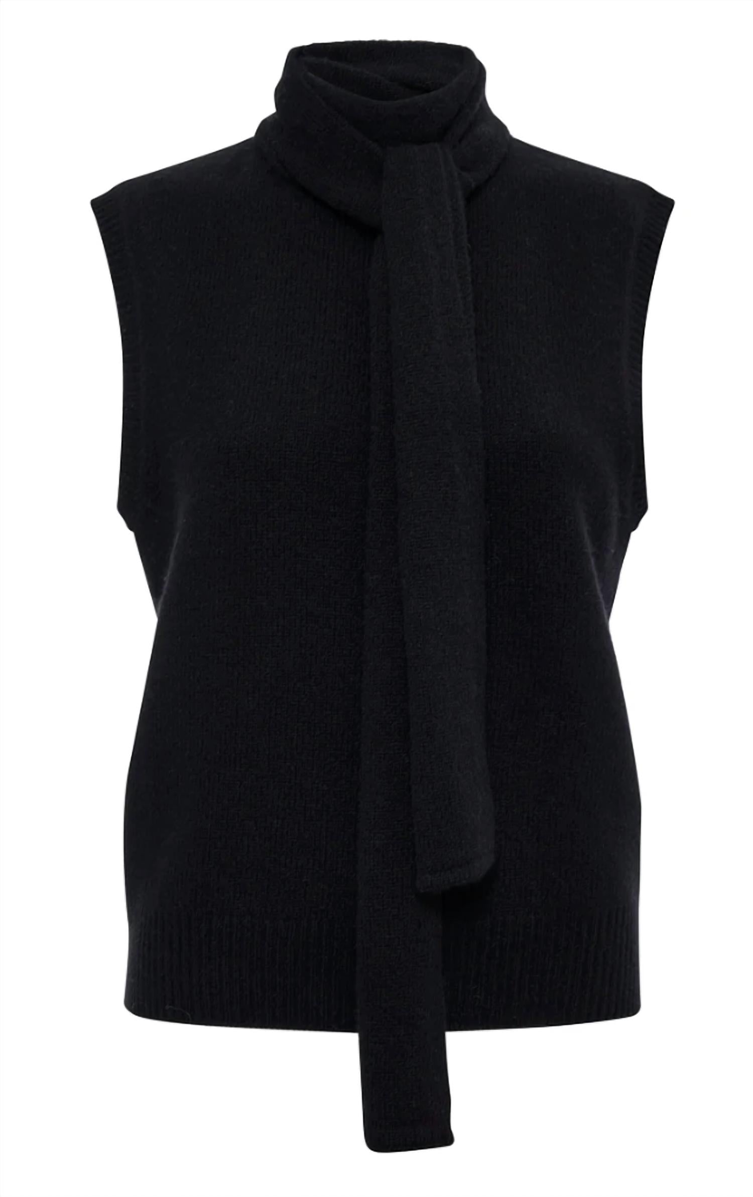 Sanctuary - Scarf Sweater Shell