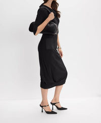 Joseph Ribkoff - Silky Knit 3/4 Sleeves Cocoon Dress