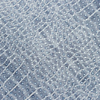 Self-Portrait - Rhinestone Croc Effect Denim Mini Dress