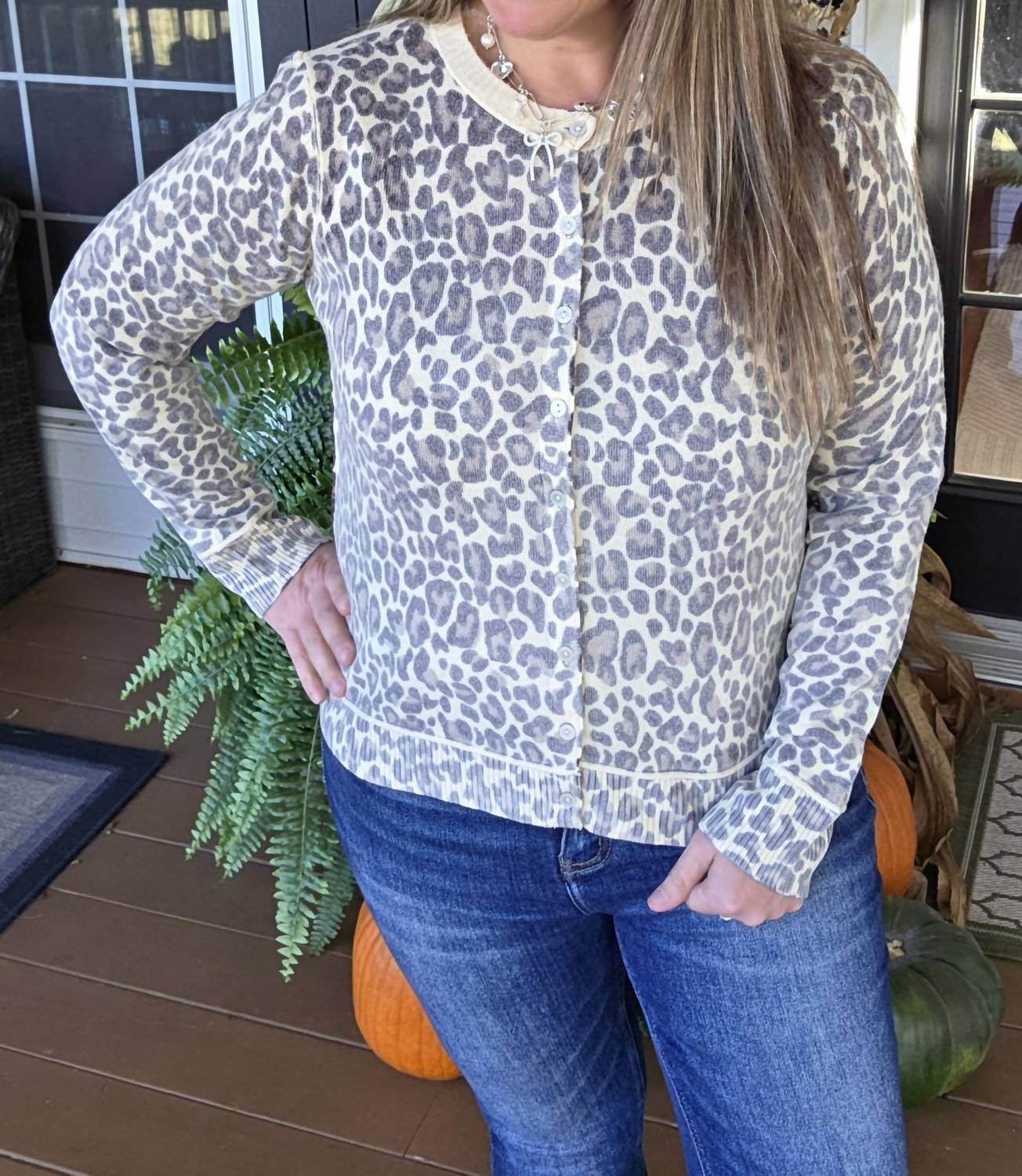 Staccato - Inside Out Button Down Light Weight Cardigan