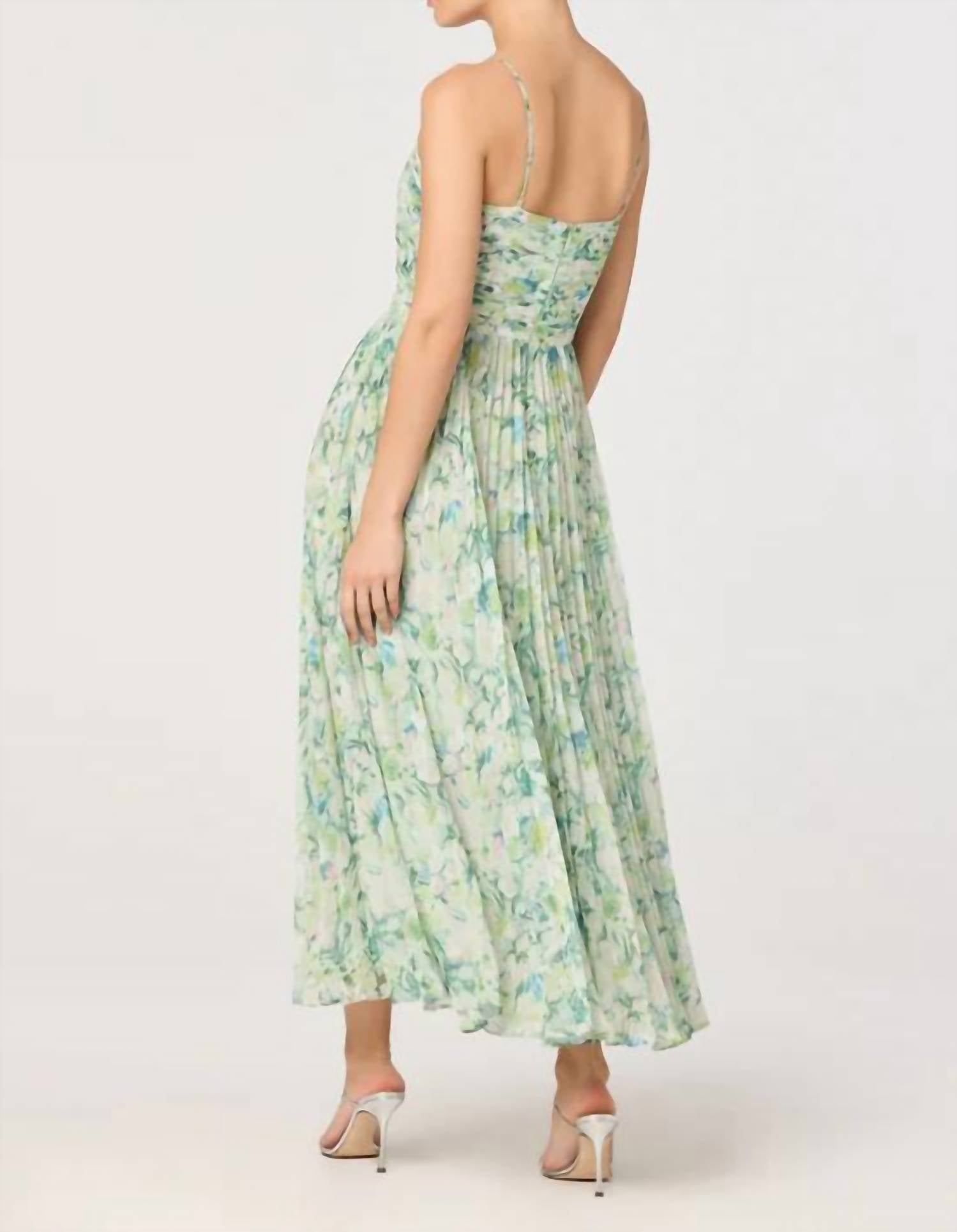Astr - Bayley Pleated Midi Dress