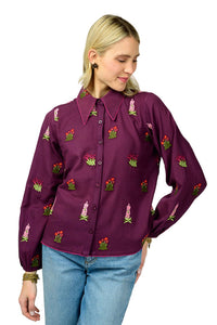 Ivy Jane - Scattered Embroidered Shirt