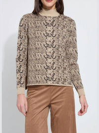 Lysse - Declan Mock Neck Jacquard Sweater