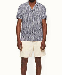 Orlebar Brown - Howell Toweling Fern Print Camp Shirt