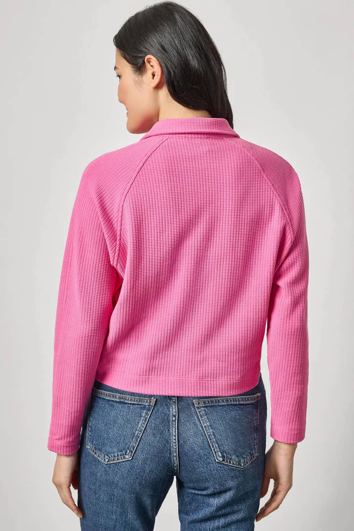 Lilla P - Easy Raglan Button Down Top