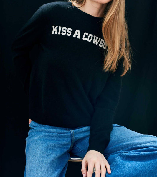 Jumper1234 - Women's Kiss A Cowboy Crew Sweater