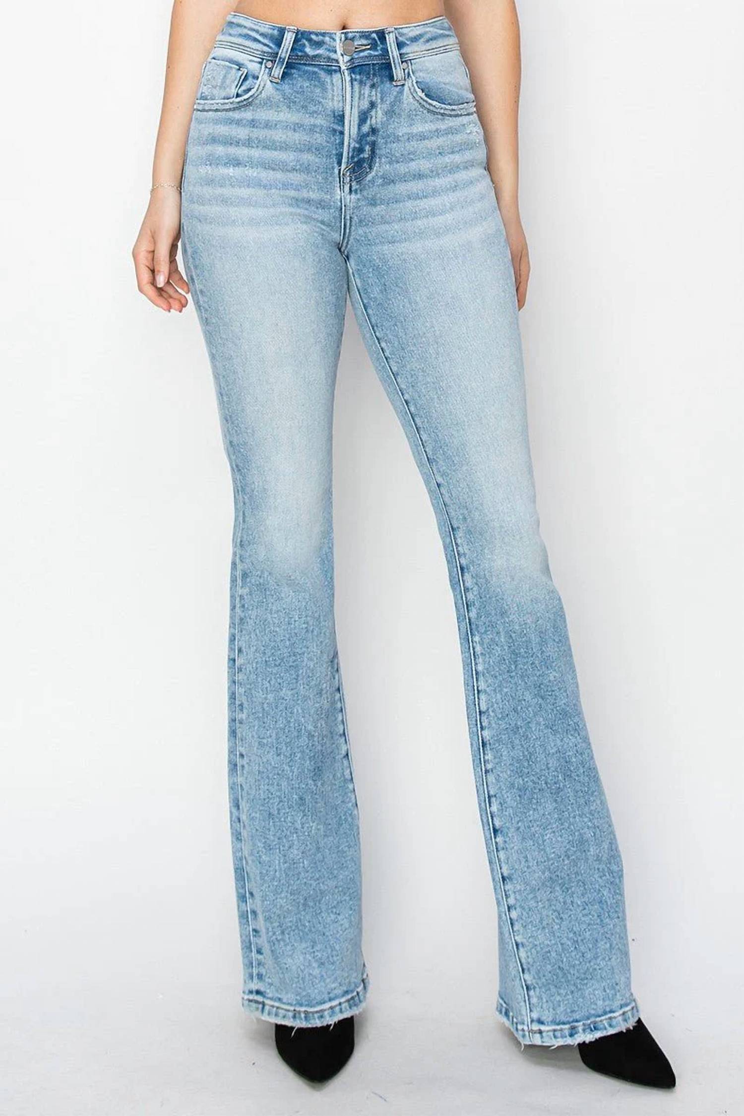 Risen - High-rise Bootcut Western Jeans