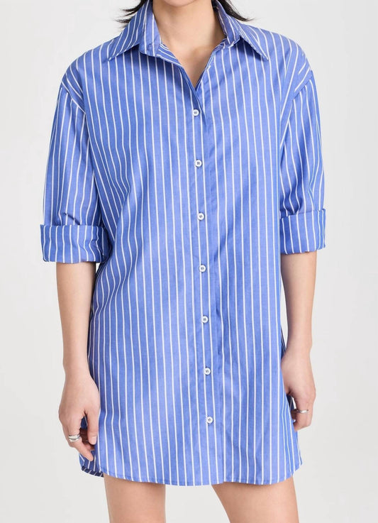 Enza Costa - POPLIN MINI SHIRTDRESS