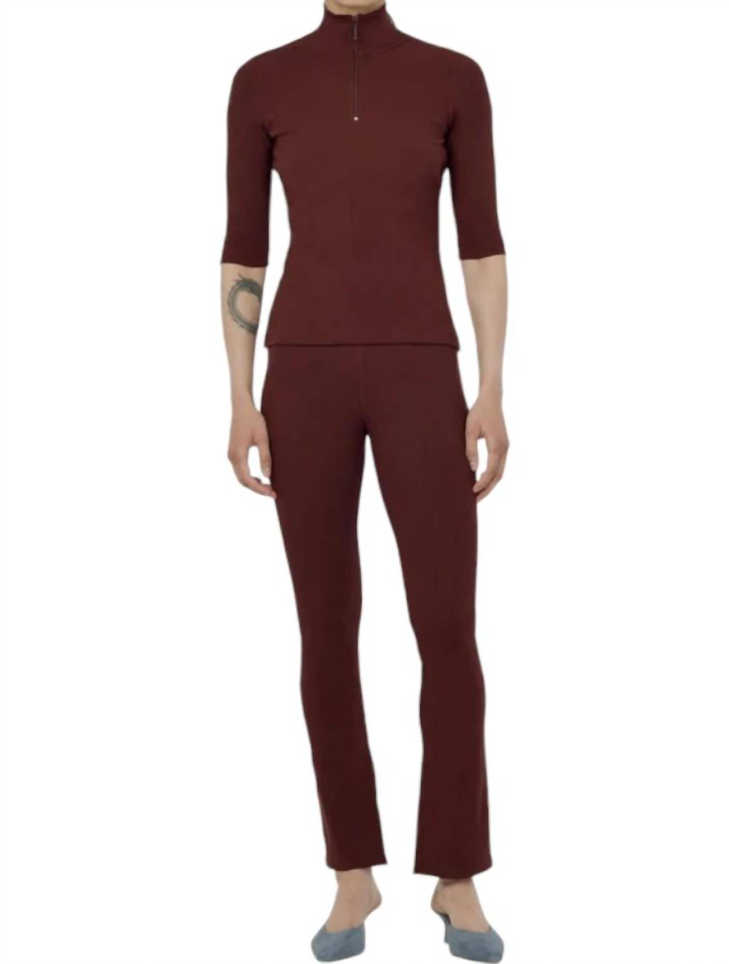 Paper Label - Mory Half Zip Top