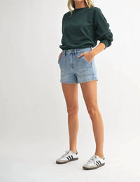 Jbd. - Hattie High-rise Utility Denim Shorts