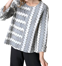 Habitat - Embroidered Button Back Pullover Top