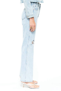 Pistola - Cassie Super High Rise Straight Jeans