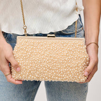 Urban Expressions - Women's Samira Beaded Evening Crossbody Bag