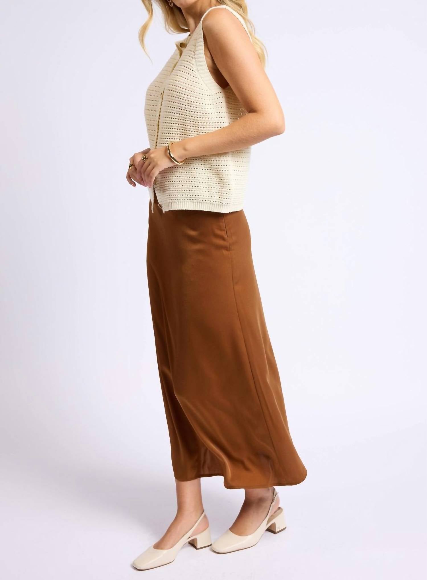 Sage The Label - Angel Heart Bias Maxi Skirt