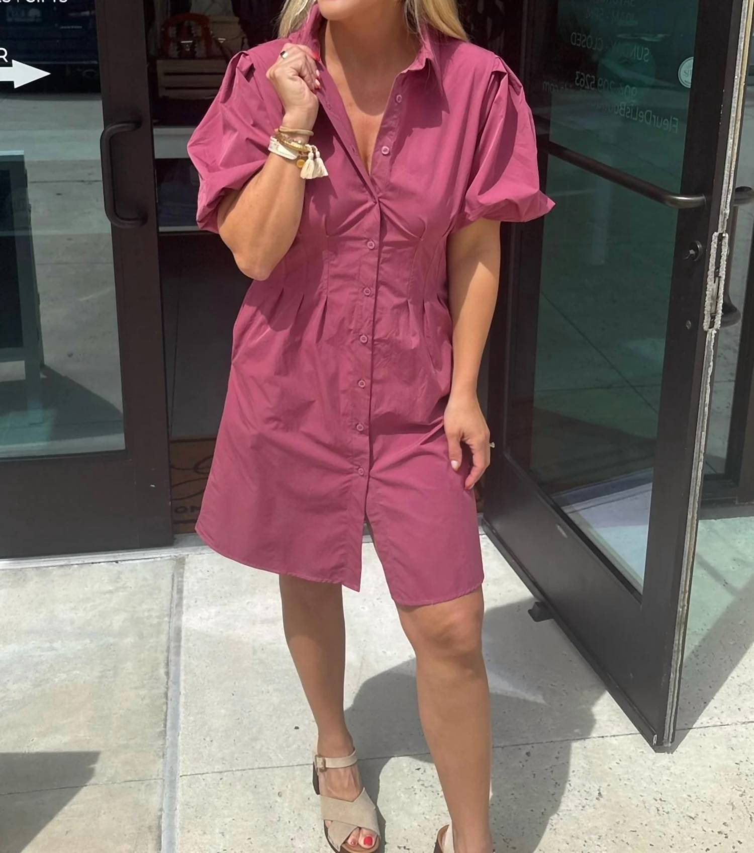 Bishop + Young - Jacqueline Bubble Sleeve Dress