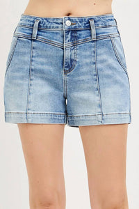 Risen - Slouchy Flap Back Pockets Shorts