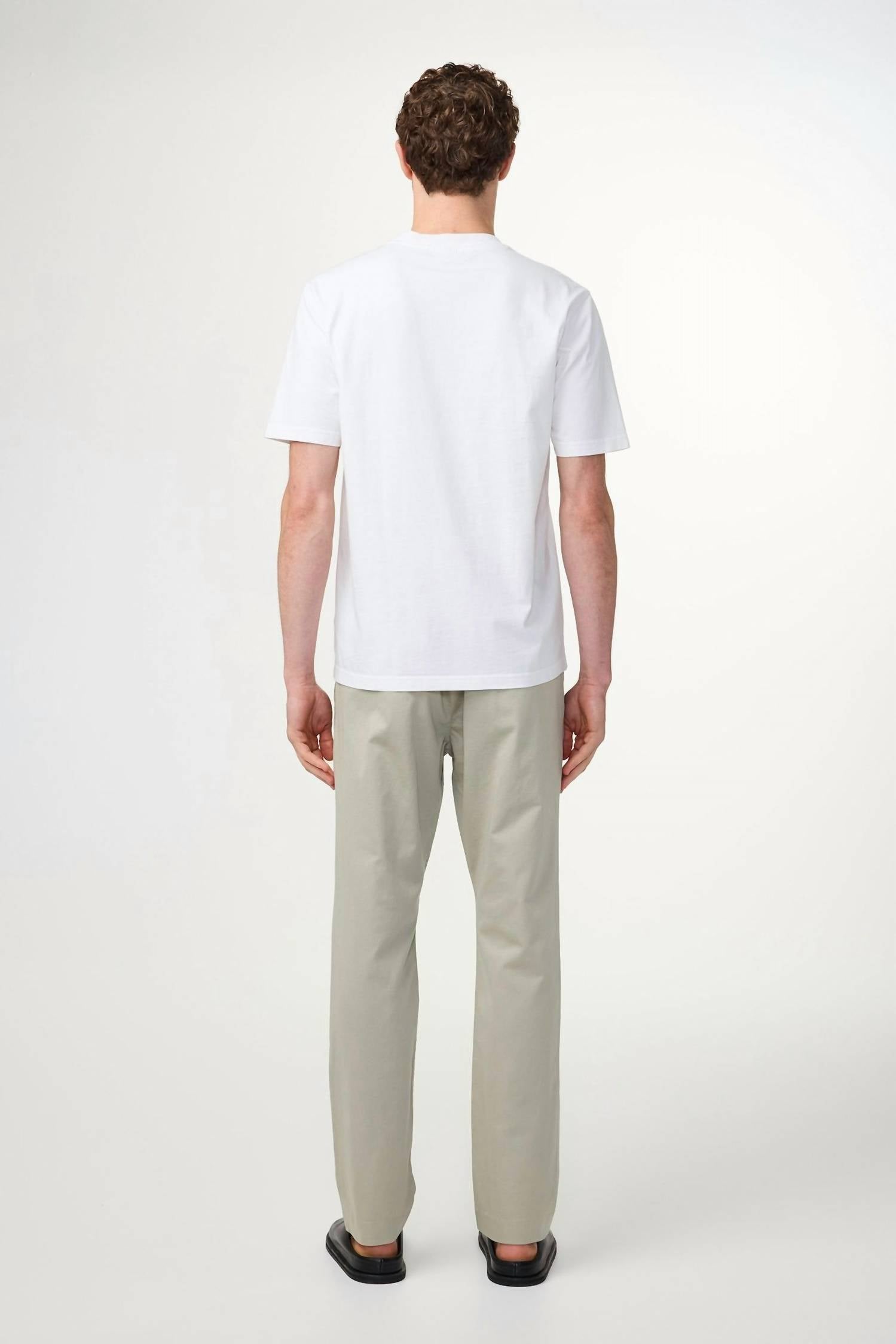 NN07 Adam Short-sleeve T-shirt in white - men's t-shirt - detail view