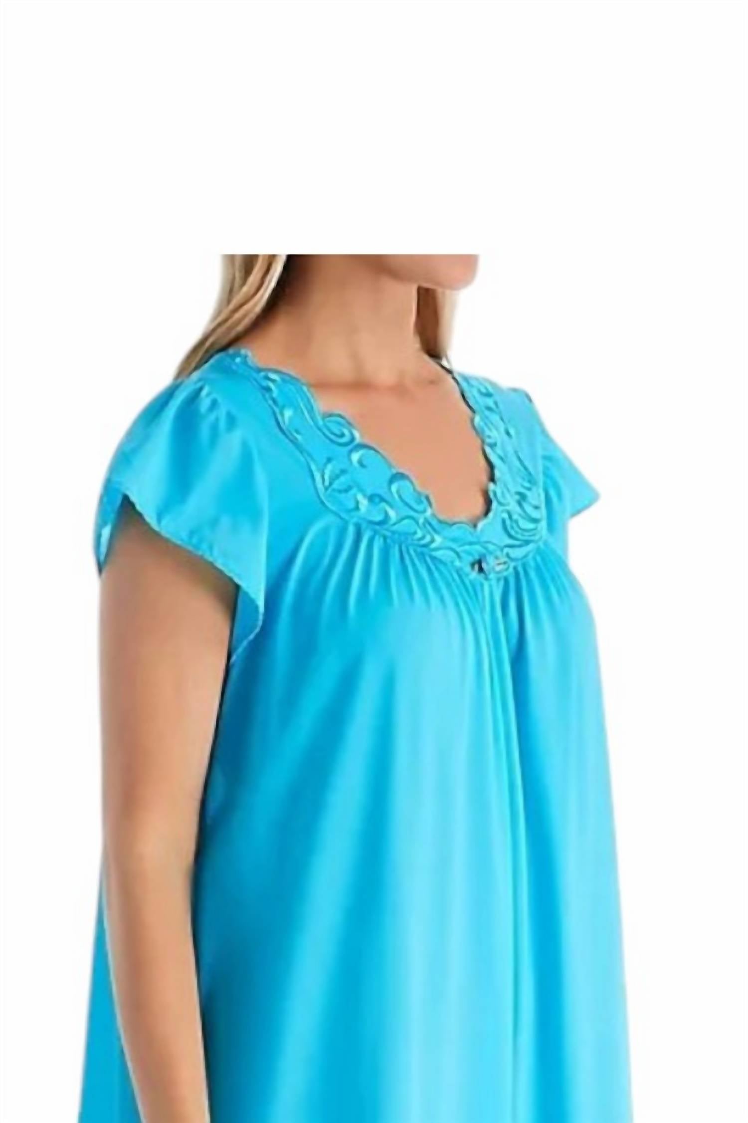 Shadowline Lingerie - Rosebud Long Cap Sleeve Nightgown