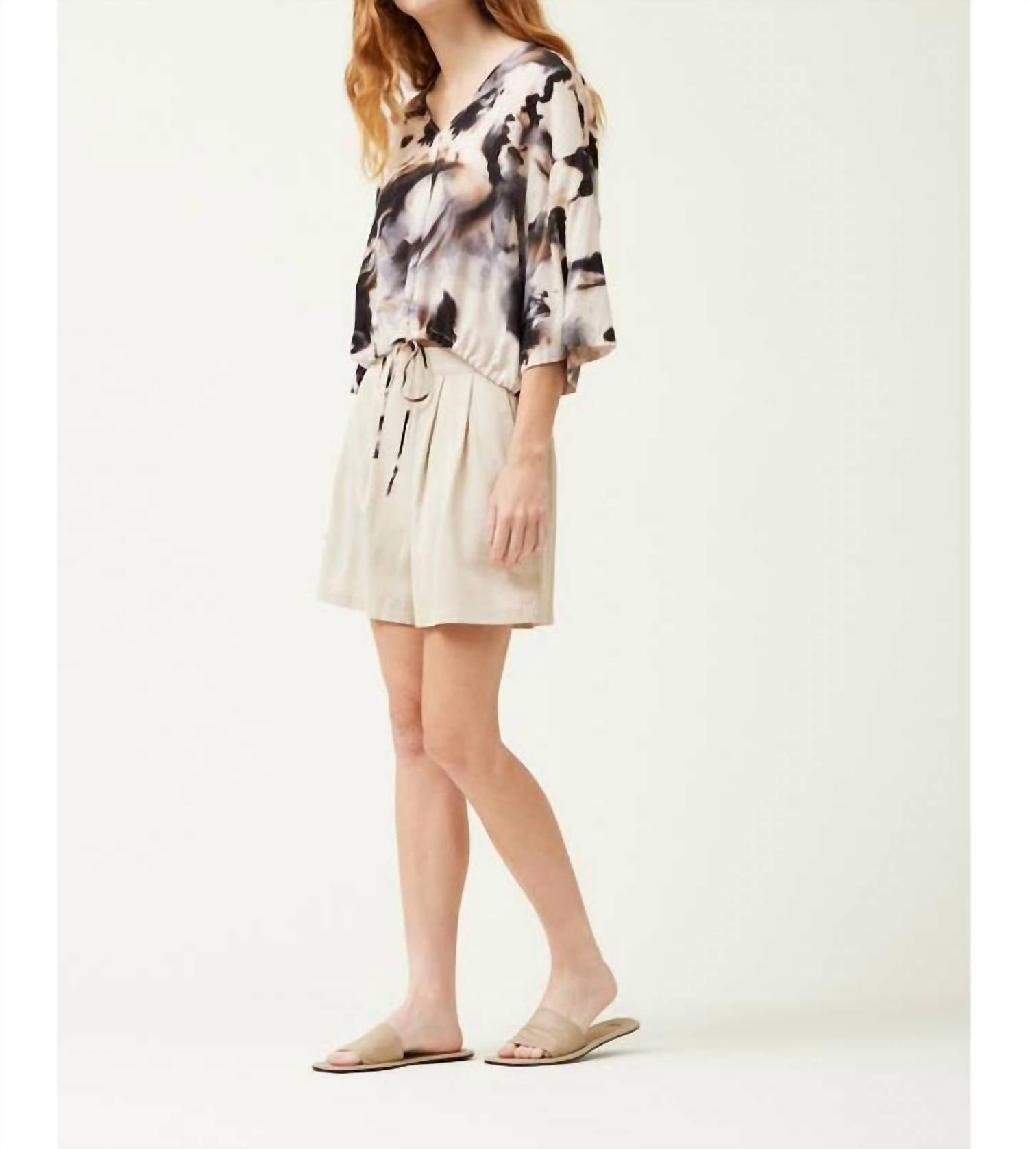 Grade & Gather - Swirl Print Top