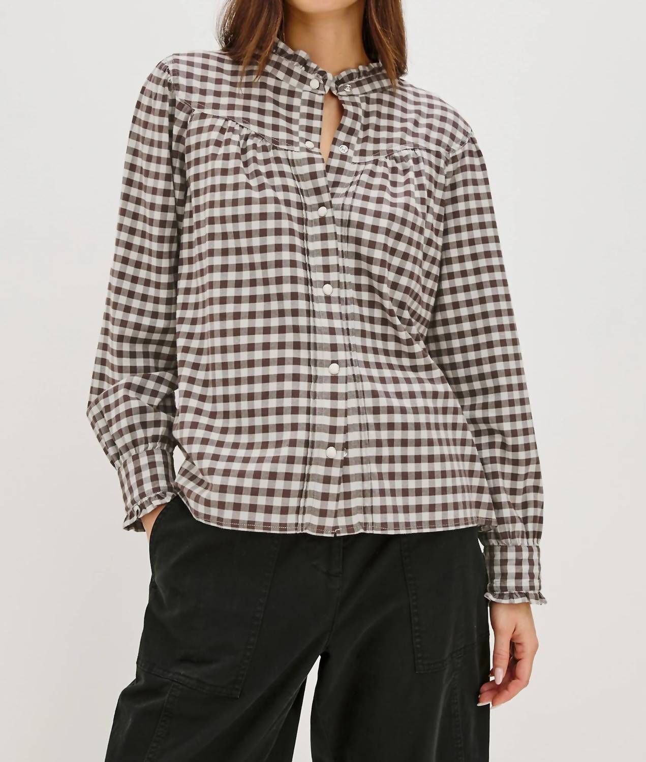 Rails - Alanna Ruffle Collar Shirt