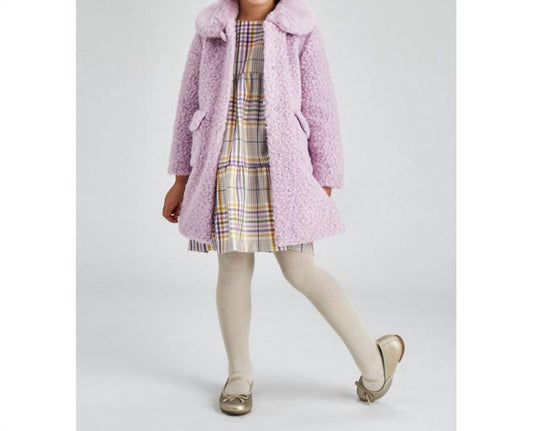 Mayoral - Girls' Faux Fur Collar Coat