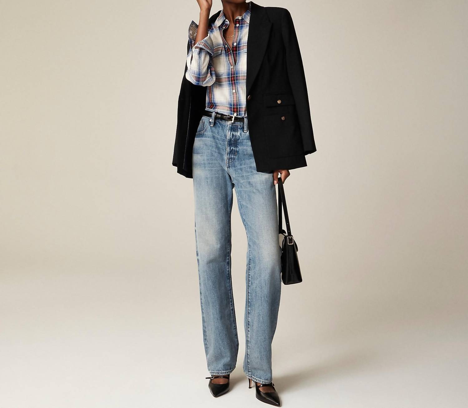 J.Crew - Western Shirt In Plaid Cotton Voile