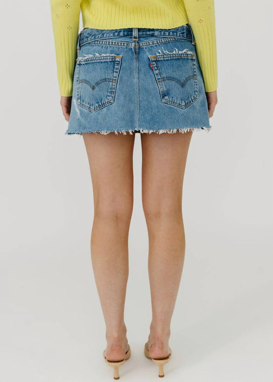 Re/Done - Denim Vintage Mini Skirt