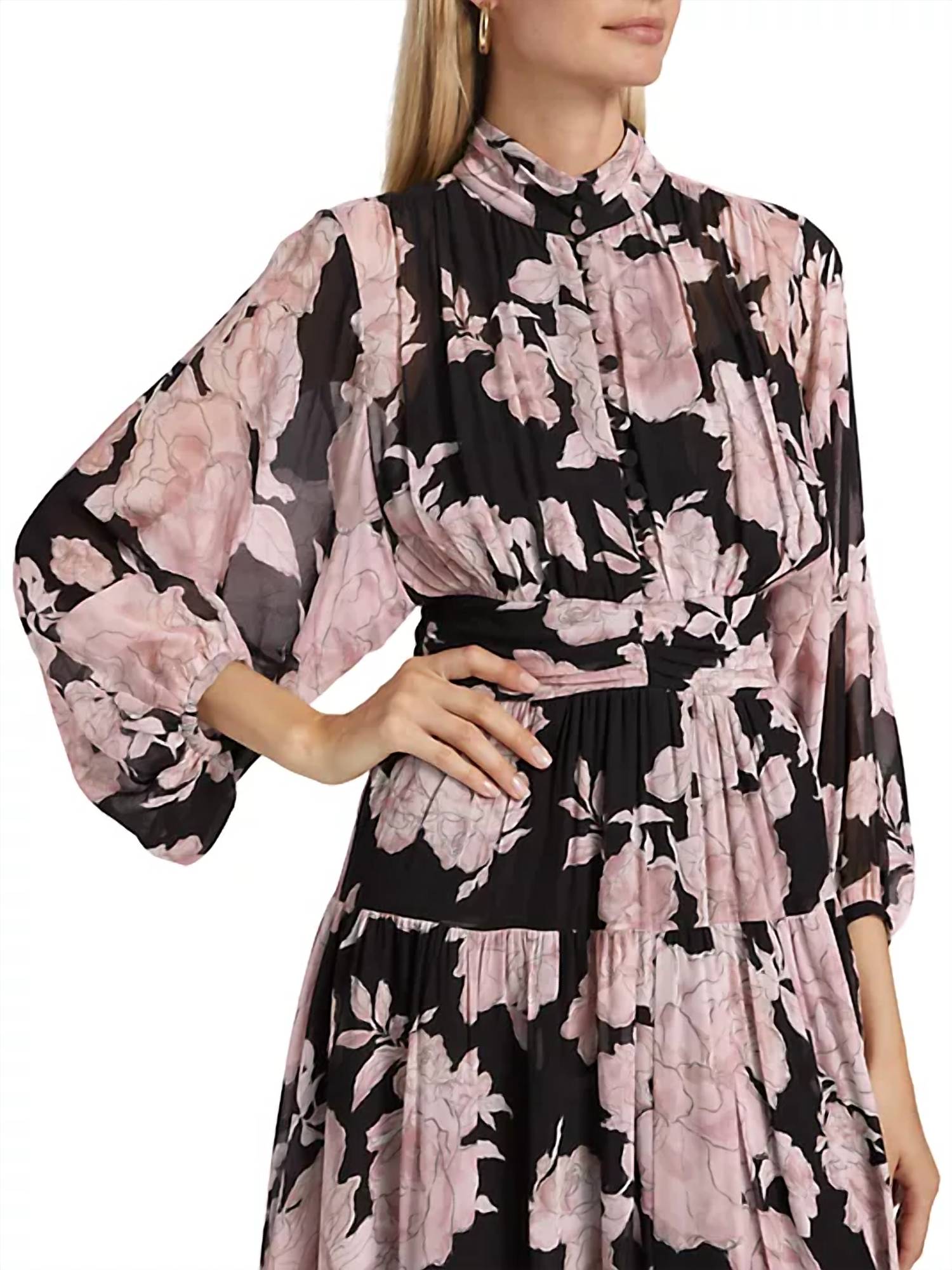 Derek Lam 10 Crosby - Jolie Floral Midi-Dress
