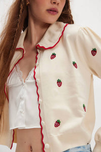 For Love & Lemons - Strawberry Jam Cardigan