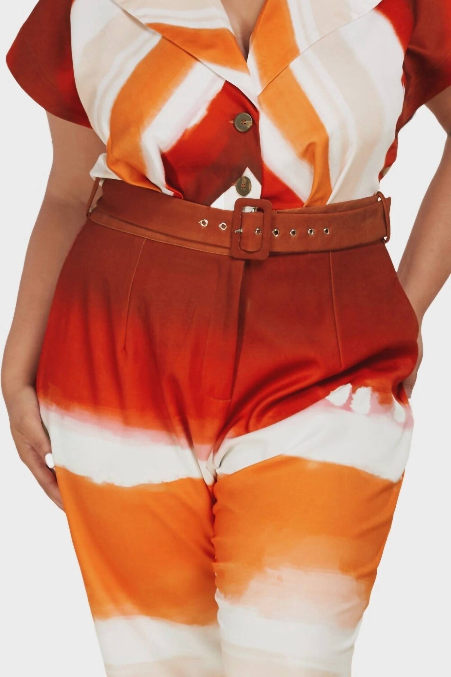 Latiste - Ombre Button Down Jumpsuits