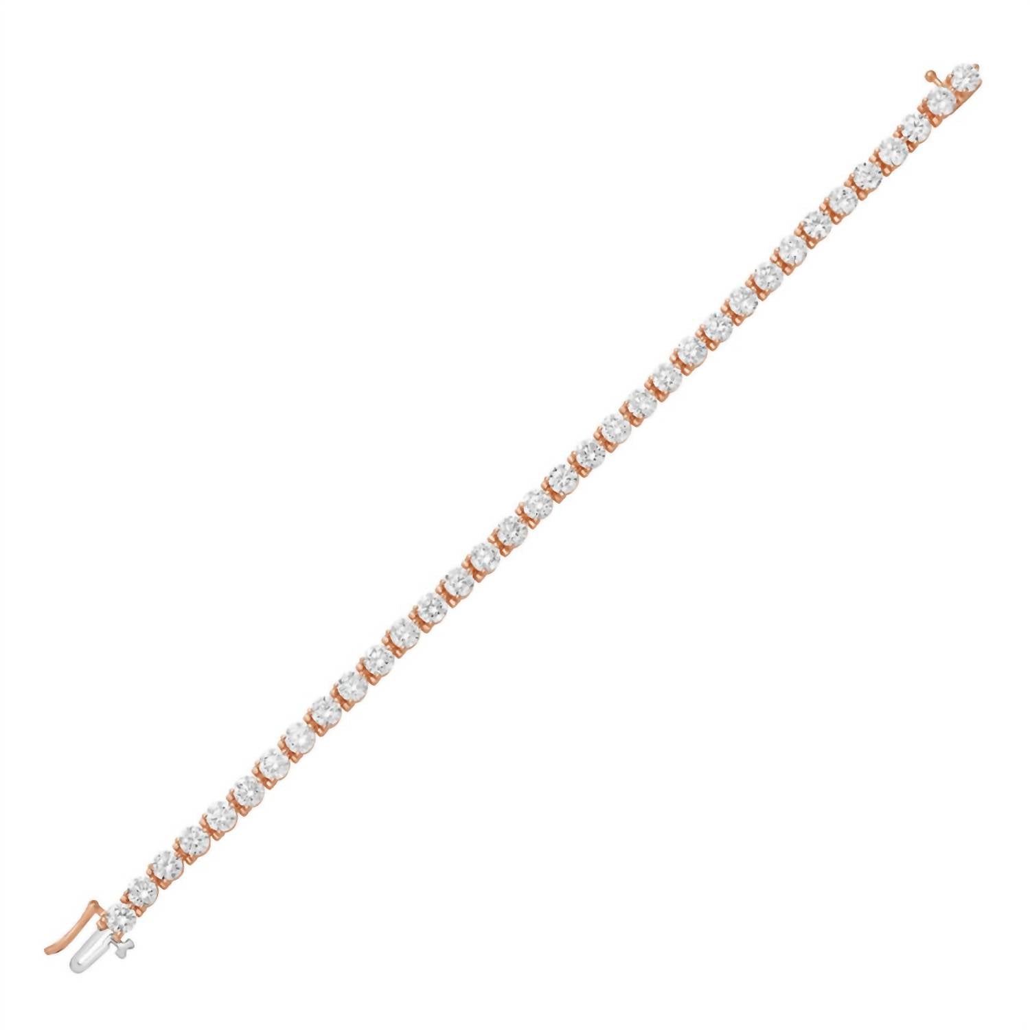 Diana M Jewels - Women's Round Lab-Grown Diamond Jewelry Bracelet (6.00 Ct) - Elegant