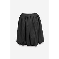 naked zebra Bubble Skirt With Elastic Waistband in black - women's skirt - view 5