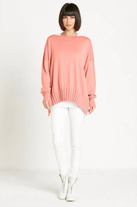 Planet By Lauren G. - Ribbed Boatneck Top