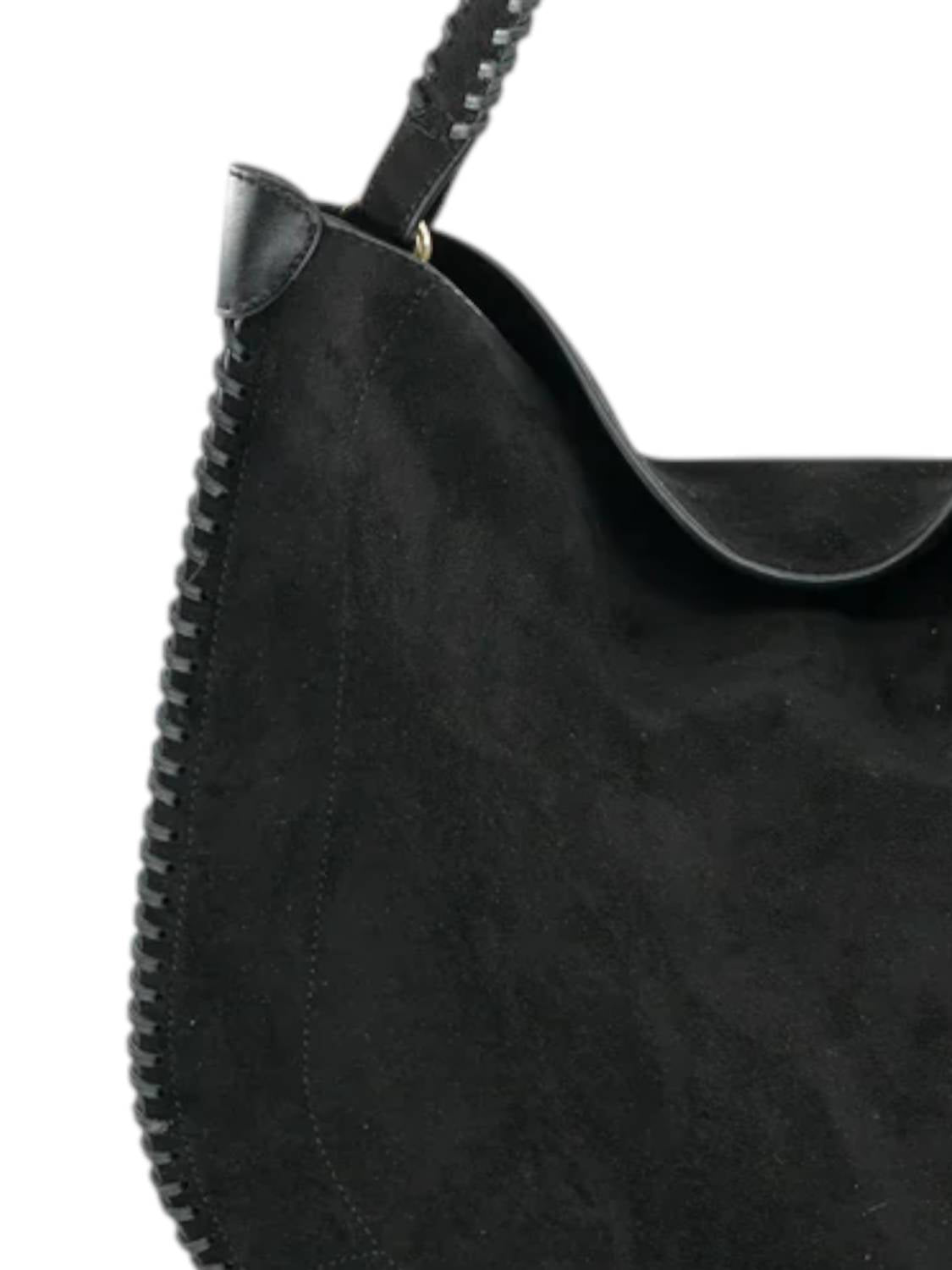 Bc Handbags - Women's Braided Handle Hobo Bag