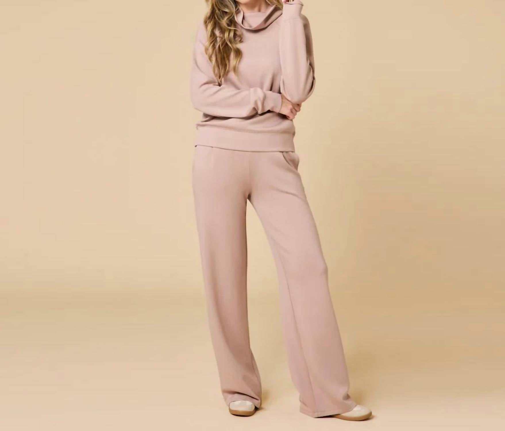 Softies - Dreamtech Mock Neck With Pleated Pants Set