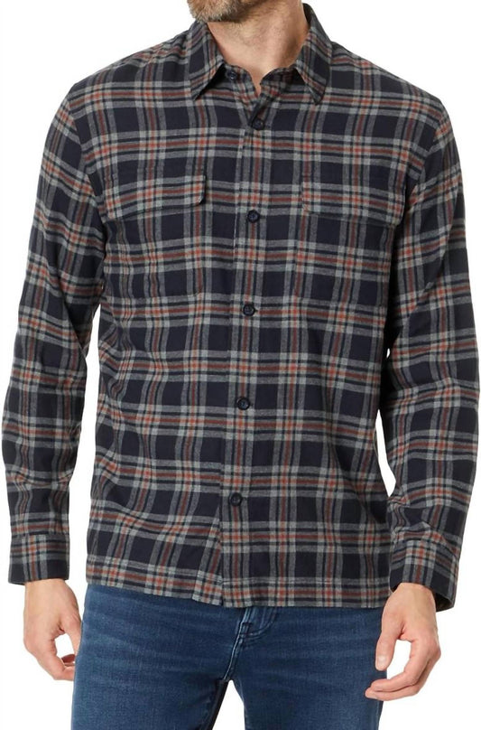 Kingston Plaid Long Sleeve Flannel Button Down