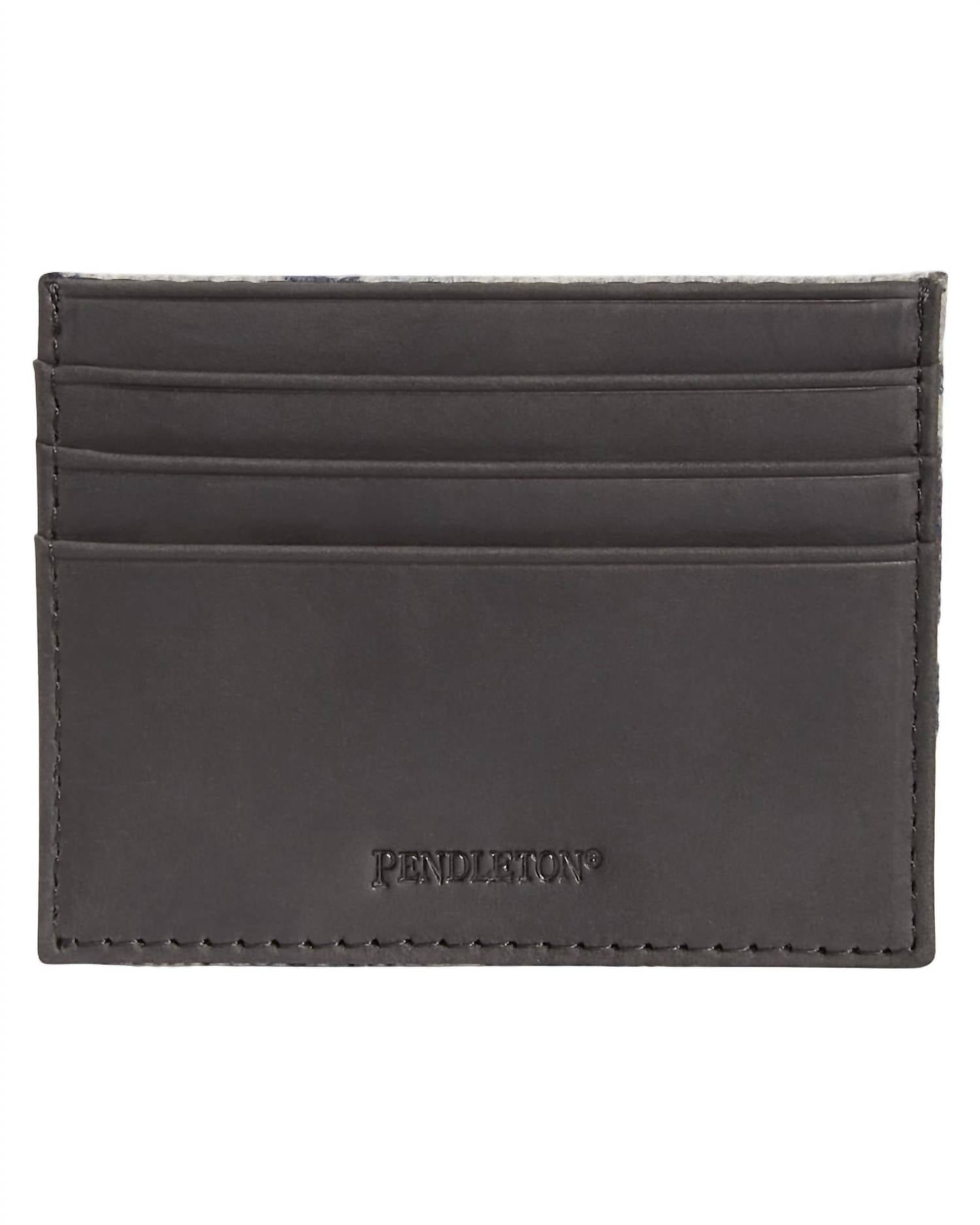 PENDLETON Women's Slim Wallet in tecopa hills grey - men's bag - alternate view