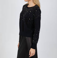 J. Society - Ximena Embellished Crew Sweater