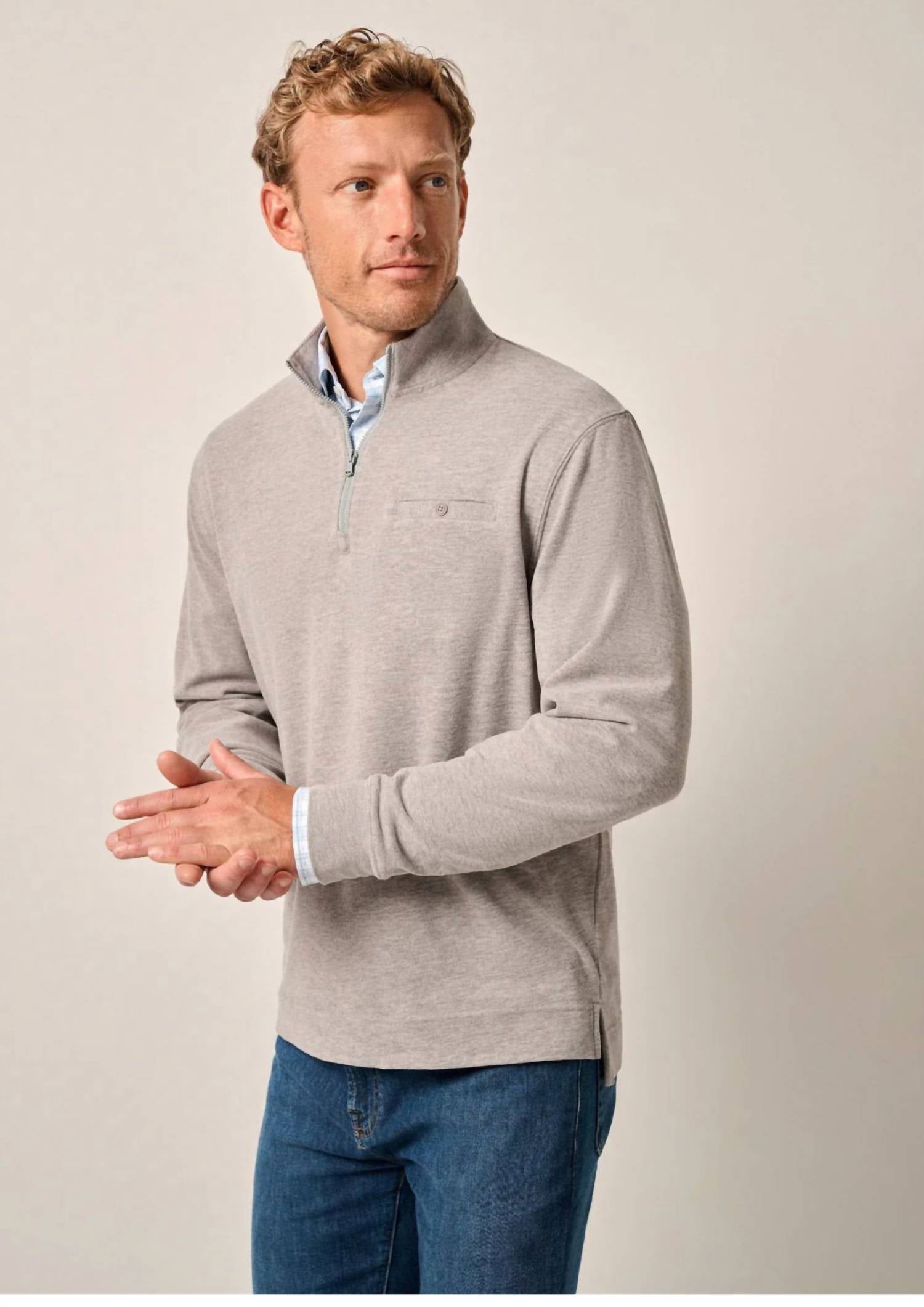 Johnnie-O - Castro Quarter Zip Pullover